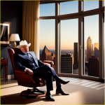 An image showcasing the enigmatic side of Dallas, zooming in on Larry Hagman's post-surgery recovery